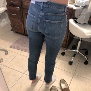 AGOLDE Toni MidRise Slim Straight Jeans